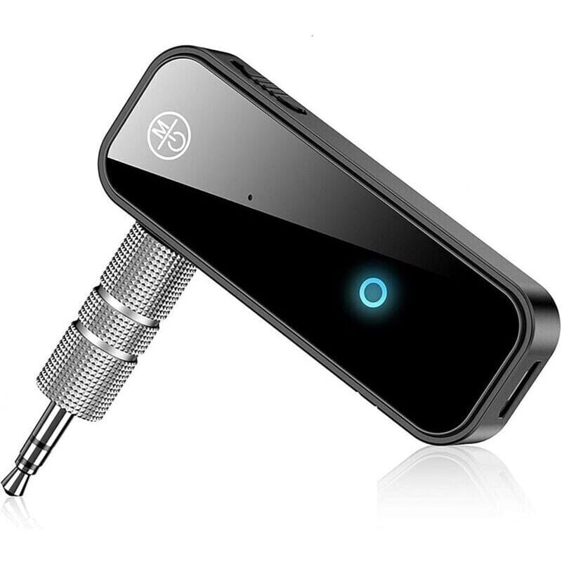 Bluetooth-Autoadapter, Bluetooth-Empfängerbuchse, Bluetooth-Sender, Auto-Bluetooth-Sender mit 3,5-mm-AUX-Buchse, Autozubehör, Freisprecheinrichtung