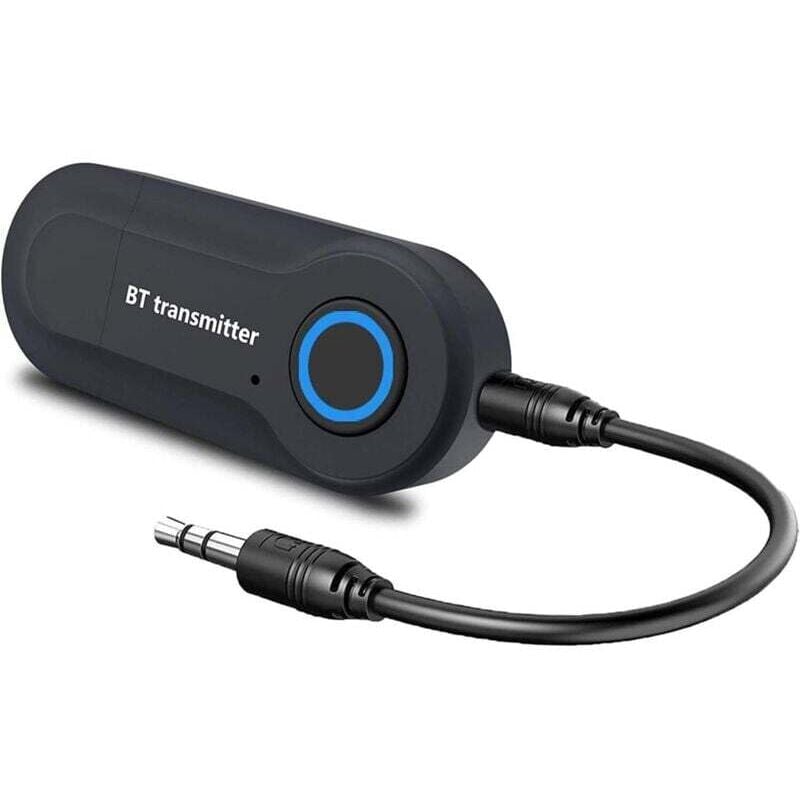 Bluetooth-Sender, 2-in-1-Wireless-Adapter mit 3,5-mm-Digital-Audiokabel, für TV, PC, Auto/Heim-Stereoanlage/Tablet/MP3/MP4