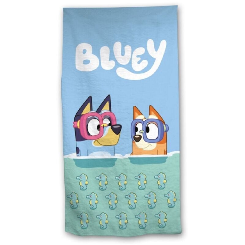 Aymax - Bluey Strandtuch 70x140 cm – Weiches & saugstarkes Badehandtuch