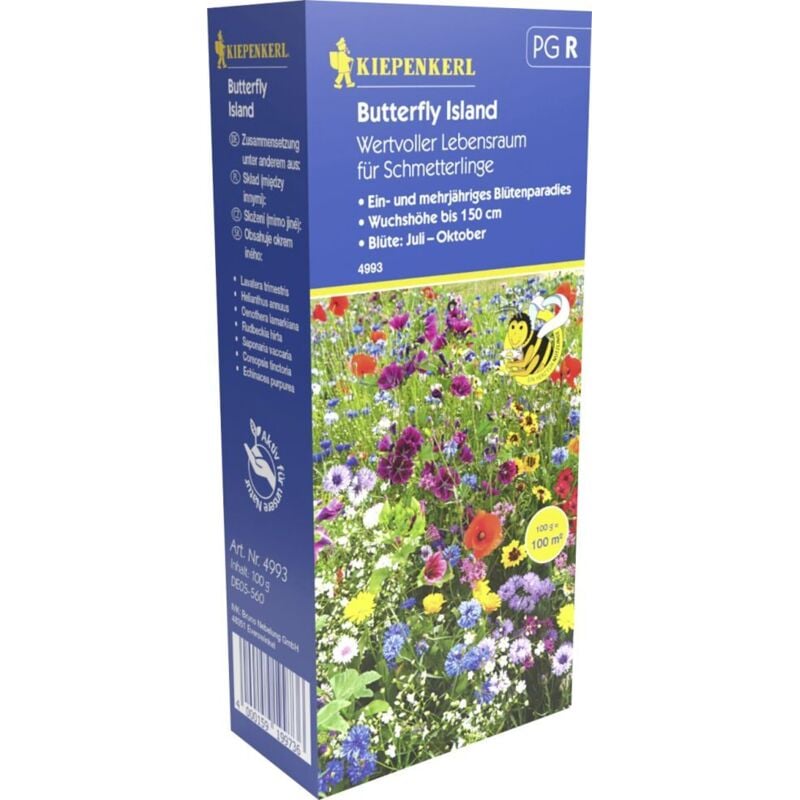 Kiepenkerl - Blumenmischung Butterfly Island Inhalt reicht für ca. 100 m² Keine Angabe