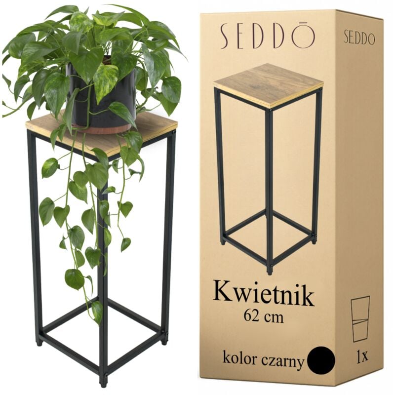 Blumenständer für Pflanzen, Töpfe, Metall, stehender Blumenständer, Höhe 62 cm