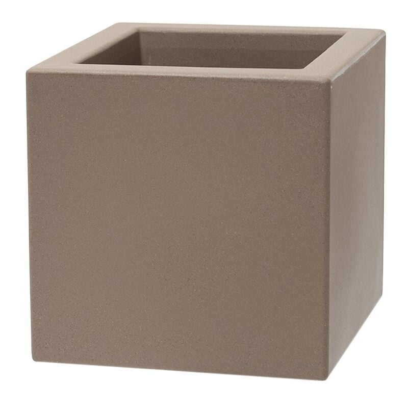 Teraplast - Schio Cubo-Vase 25 cm - Cappuccino