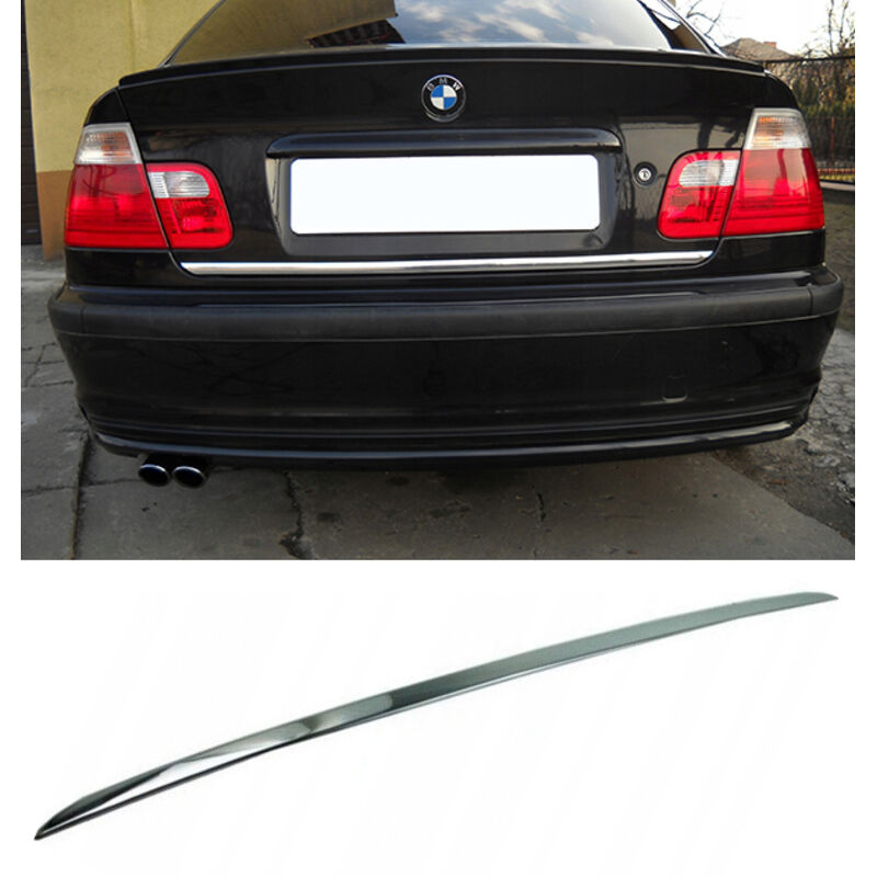 BMW 3 E46 Chromleisten für Heckklappen-Tuning