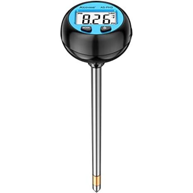 Boden Feuchtigkeitsmesser für Pflanzen, PH Wert Bodentester, 3 in 1 Feuchtigkeitsmessgerät Pflanzen mit PH/Temperatur/Feuchtigkeit für Außen- und