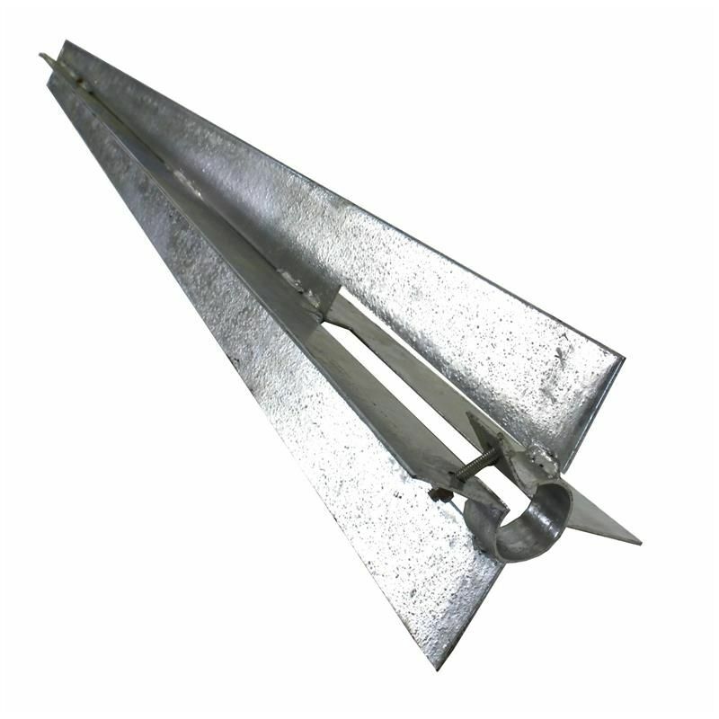 Bodenhülse Einschlaghülse Ø 34 mm 50 cm Pfostenträger für Zaunpfosten Gartenzaun