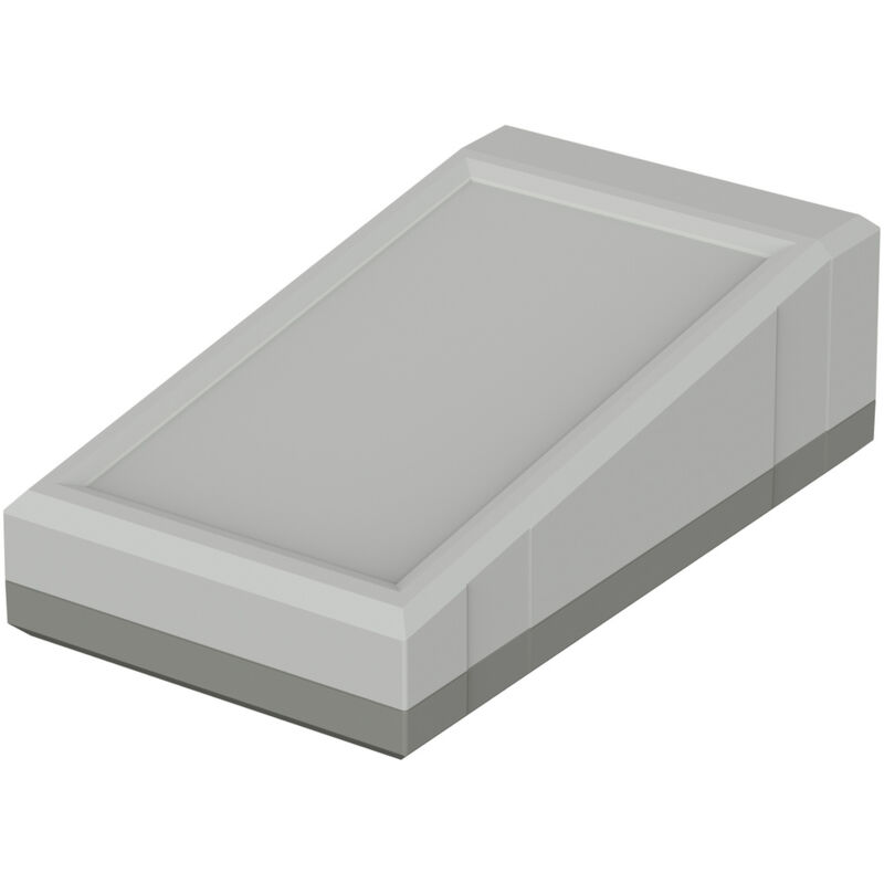 Elegant eg 2060 p 32206010 Pult-Gehäuse 112 x 200 x 64 Polystyrol Lichtgrau (ral 7035), Acha - Bopla