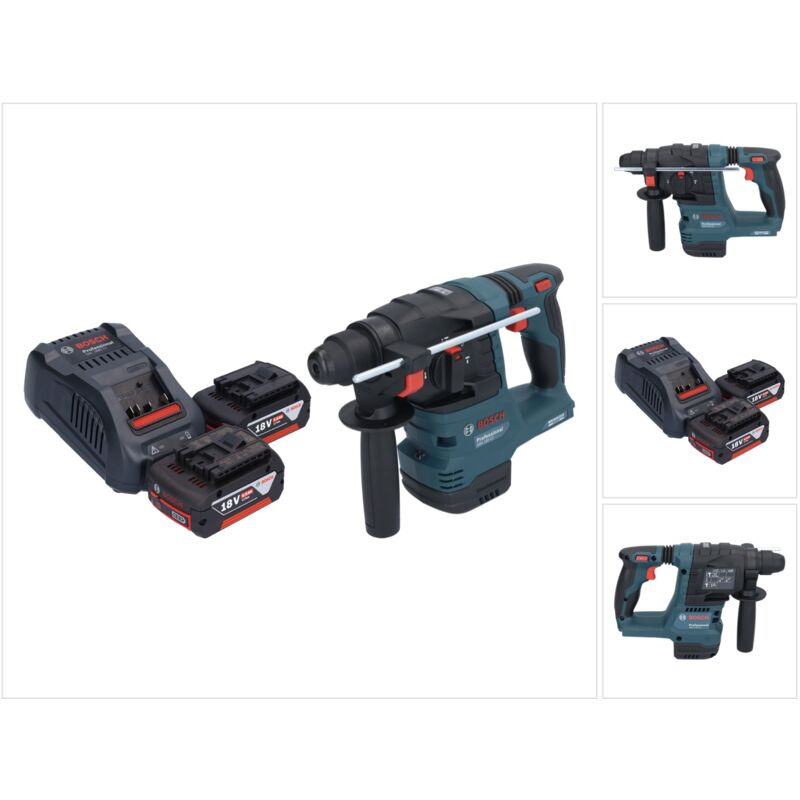 Bosch gbh 18V-22 Professional Akku Bohrhammer 18 v 1,9 j sds Plus Brushless + 2x Akku 5,0 Ah + Ladegerät