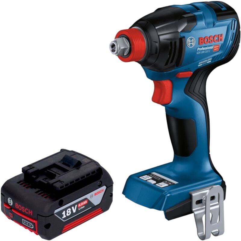 Bosch gdx 18V-210 c Professional Akku Drehschlagschrauber 18 v 210 Nm Brushless + 1x Akku 4,0 Ah - ohne Ladegerät
