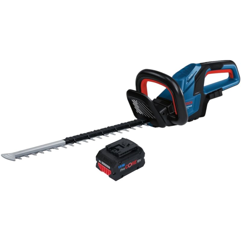 Bosch GHE 18V-50 Professional Akku Heckenschere 18 V 50 cm Brushless + 1x ProCORE Akku 5,5 Ah - ohne Ladegerät