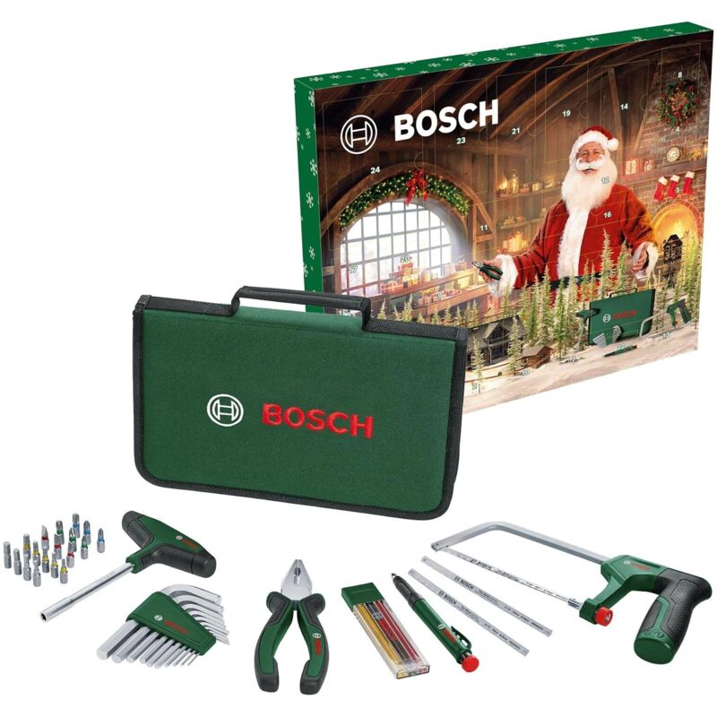 Bosch Home and Garden Handwerkzeug Adventskalender 2025,mit 41 Teilen in Tasche
