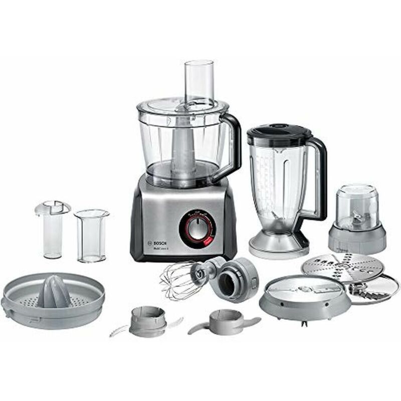 Bosch - Küchenmaschine -, MultiTalent 8, 1250 w, Schwarz, Edelstahl, MC812M844