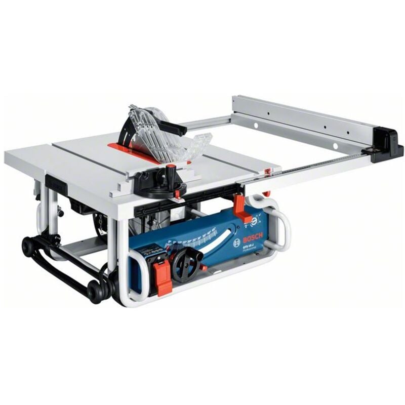 Bosch Professional - Bosch Tischkreissäge gts 10 j, 1 x Kreissägeblatt, Zubehör, im Karton