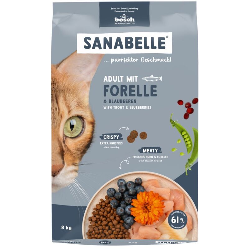 BOSCH Sanabelle Adult Forelle Katzenfutter 8kg
