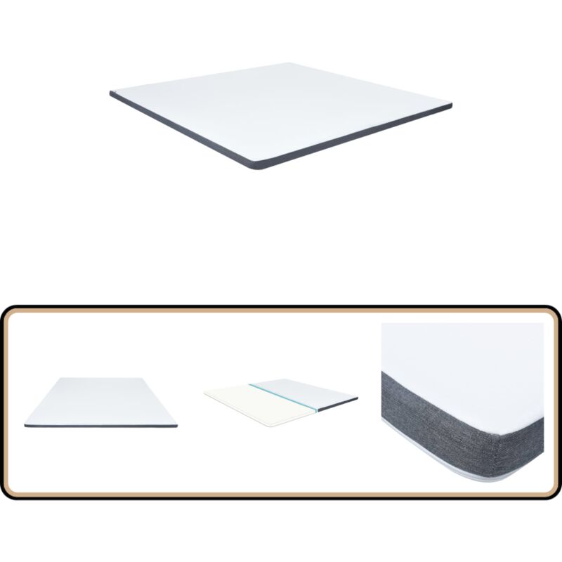 Boxspringbett-Matratzenauflage 200 x 200 x 5 cm - Boxspring Matratzenauflage - Matratzentopper - Bettausstattung - Liegekomfort - Schlafqualität