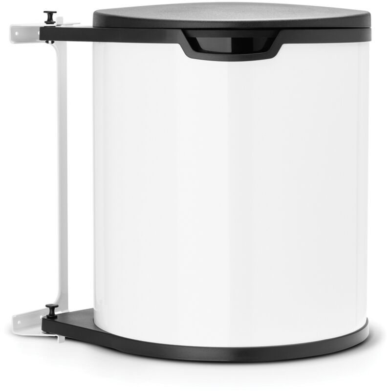 Brabantia 428081 Abfallbehälter 15 L rund Schwarz, Weiß 428081 Abfallbehälter 15 L rund Schwarz, Weiß 428081 Abfallbehälter 15 L rund Schwarz, Weiß