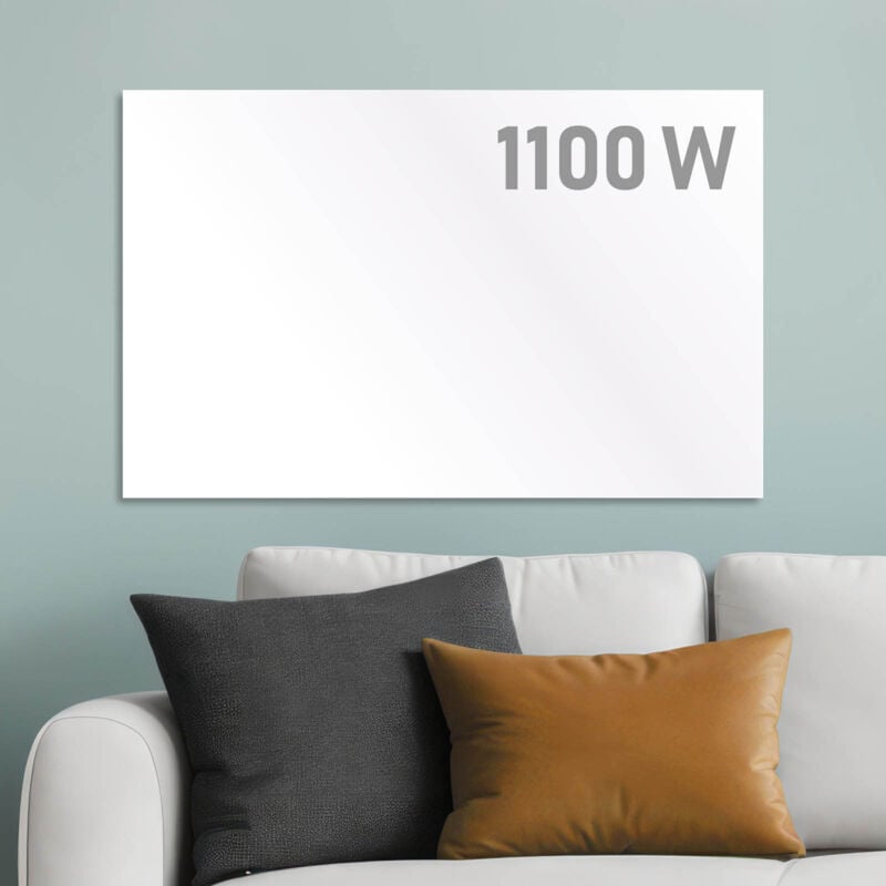 Infrarotheizung 1100 Watt Made in Europe Inkl. Wandhalterung hoher Wirkungsgrad Flexibler Einsatz Ultraflache Bauweise ip 1100 - Brast