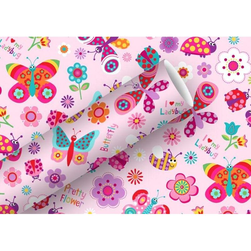 Braun&company - Geschenkpapier Kollektion Flying Friends 2 m x 70 cm