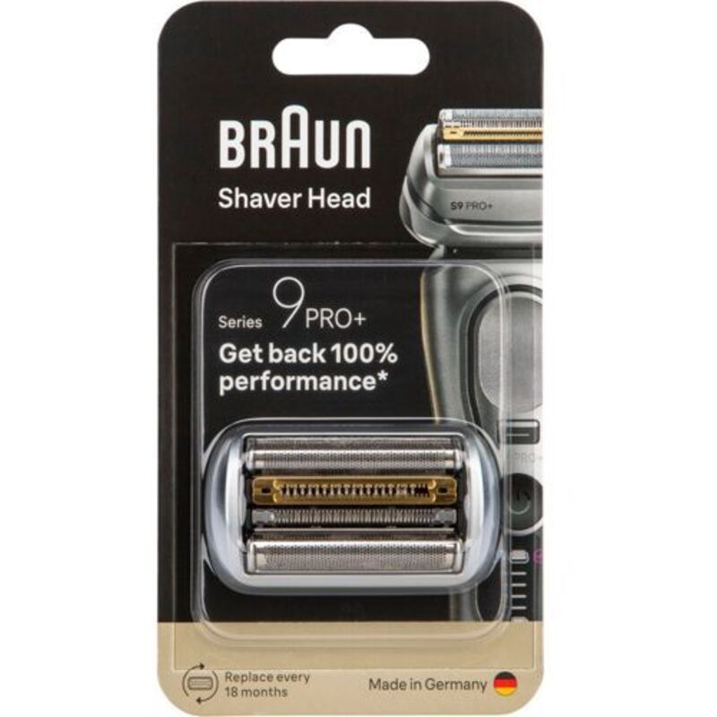 Series 9 pro+ Scherkopf From original Nachfüllpackung für elektrischen Herrenrasierer, Kompatibelmit Series 9 Rasierern FromMade in Germany, glatte