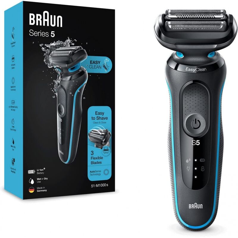 Braun Series 5 51-M1000s, Rasierer ,schwarz/türkis