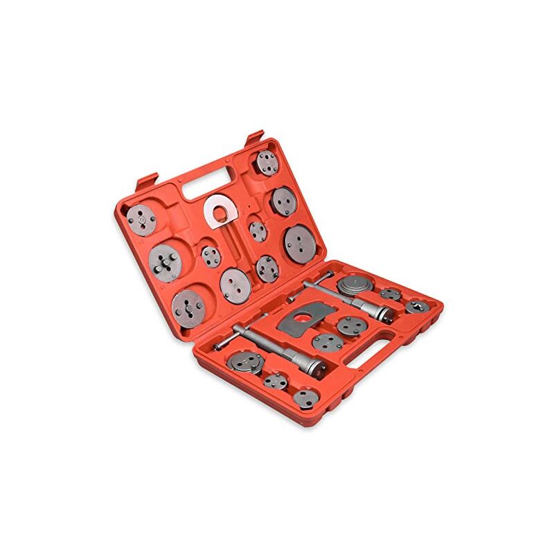 Naizy - Bremskolbenrücksteller Universal Bremsenrücksteller Set 23 tlg kfz Kolbenrücksteller Werkzeug Tool Kit Bremsen Satz Blauer Koffer