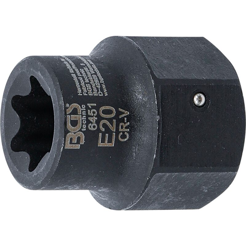 Bgs Technic - Bremssattel-Einsatz E-Profil (für Torx) für man tga Antrieb Außensechskant 30 mm sw E20
