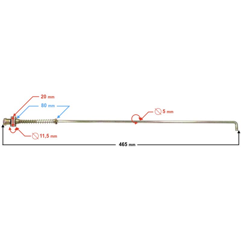 Bremszug für Ranger Classic (E4) Moped