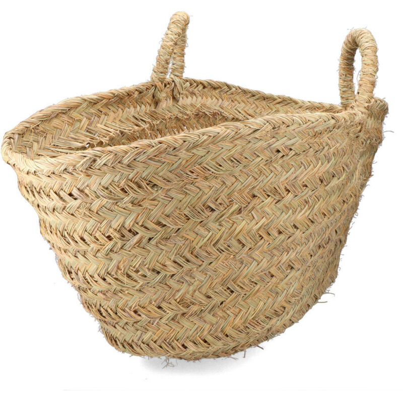 Brennholz Korb EDM Esparto Oval 60 x 45 x 35 cm