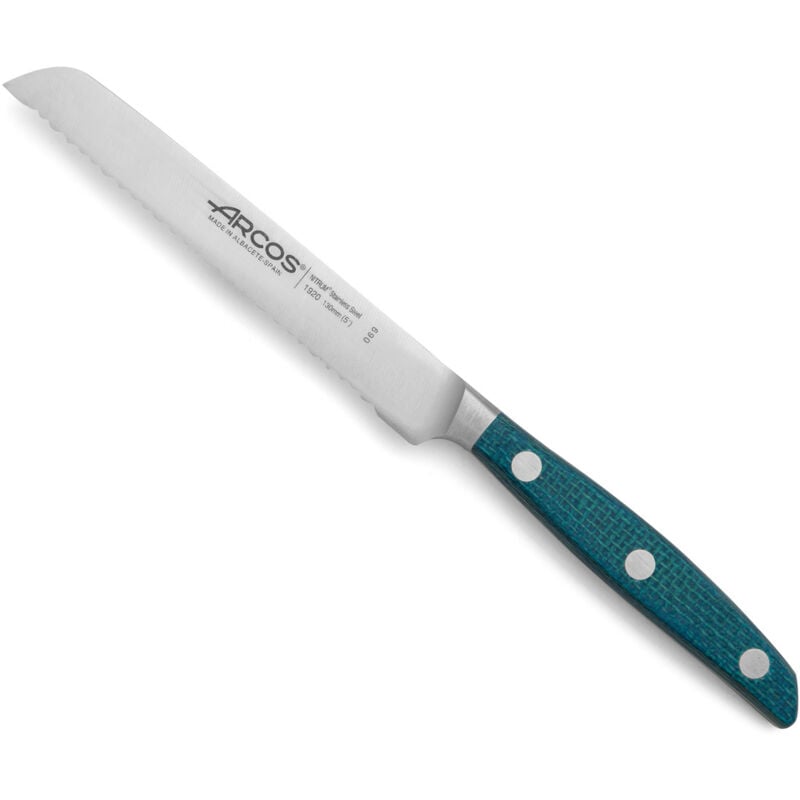 Brooklyn tomato knife - Kleines Messer mit Wellenschliff zum Schneiden und Würfeln von Tomaten. Der Wellenschliff ermöglicht es dem Messer, die Haut