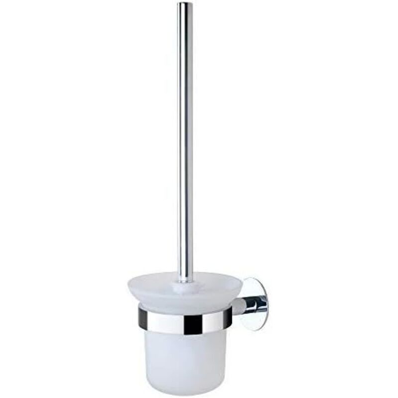 Toilettenbürste Toilettenbürste Wandhalterung Edelstahl Toilettenbürste Toilettenbürstenhalter Edelstahl poliert Milchglasbehälter Wandhalterung ohne