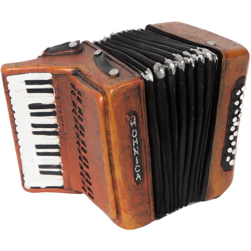 Brown Vintage Akkordeon Spieluhr