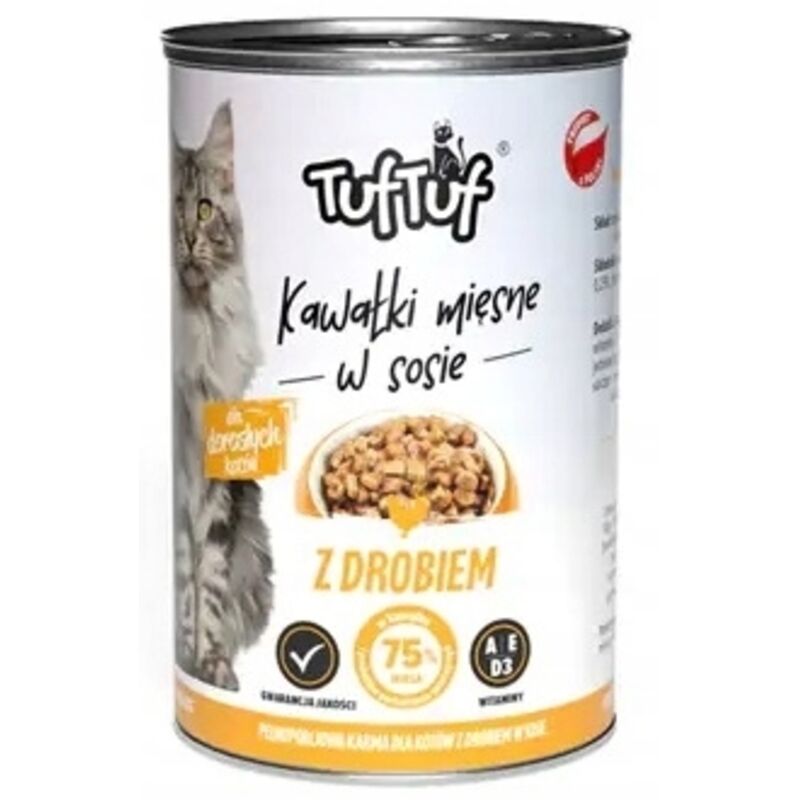 Bult Tuf Tuf Fleischstücke mit Geflügel in Sauce 415g