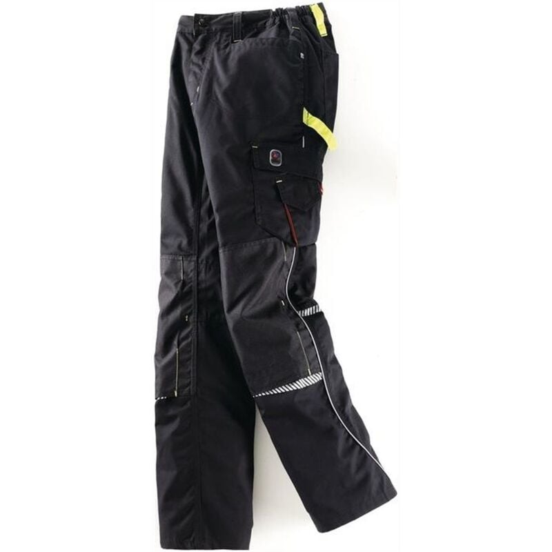 Terrax Workwear - Bundhose Workwear Größe 50 schwarz/limette