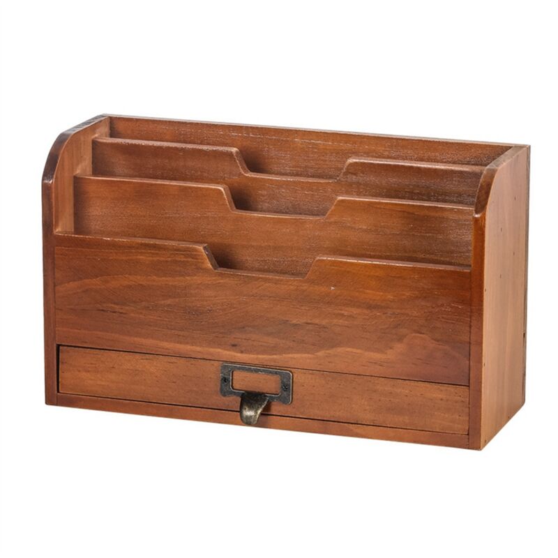 Büro Desktop Storage Box Schreibwaren Finishing Rack A4 Papier