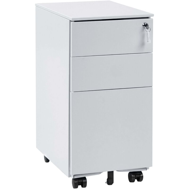 Büroschrank BOLSENA Metall Hellgrau