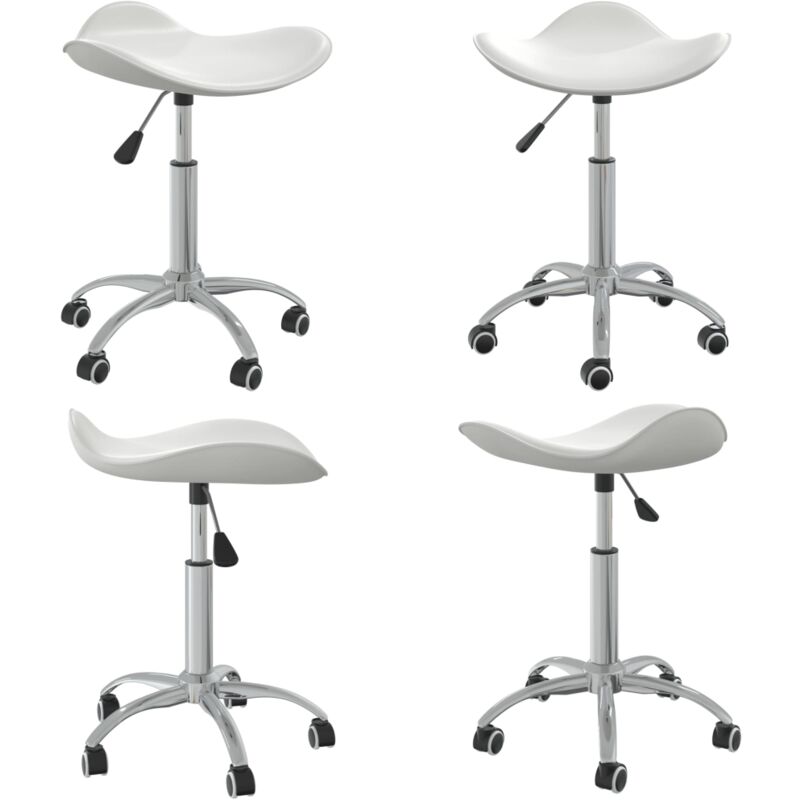 Vidaxl - Bürostuhl Weiß Kunstleder - Bürostuhl - Schreibtischstuhl - Ergonomischer Stuhl - Hochwertiger Stuhl - Komfortabler Stuhl - Home & Living