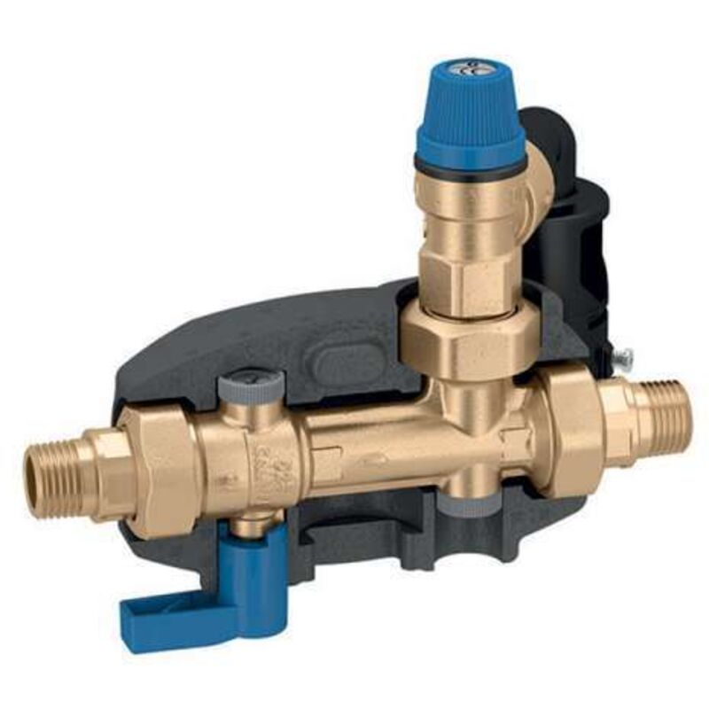 Sicherheitsgruppe für WW-Bereiter Warmwasserspeicher 1/2' 6 bar DN15 dvgw 528046 - Caleffi