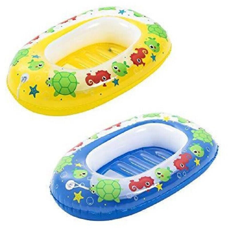 Trade Shop Traesio - Trade Shop - aufblasbares schlauchboot für kinder 3-6 jahre 102X69CM meerwal 2 farben sortiert 34037 -