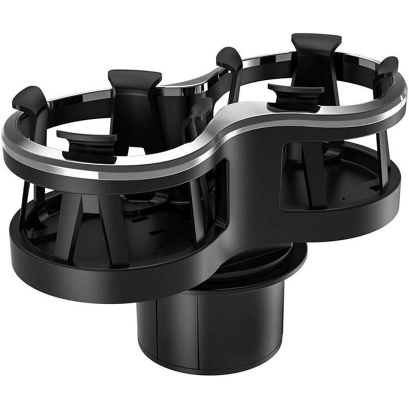 ZVD - Car Water Cup Holder Universal Double Hole Car Cup Holder with Base