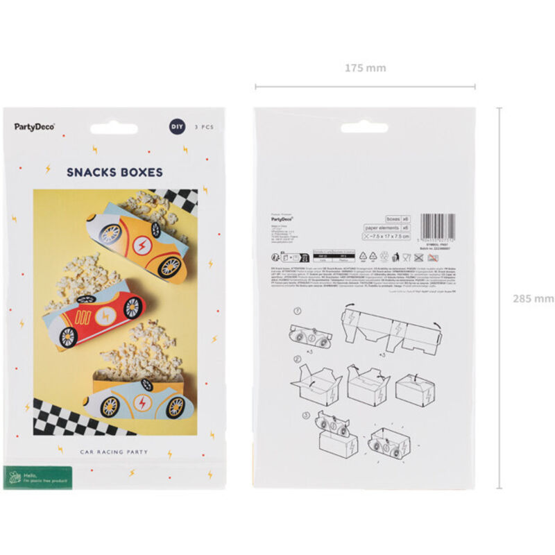 Cars Snackboxen Mix (1 Packung / 3 Stk.)