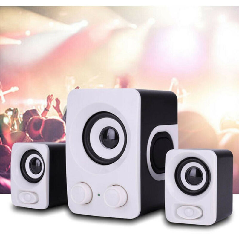 Trade Shop Traesio - Trade Shop - akustische lautsprecher pc 2.1 lautsprecher audio musik MP3 tv aux desktop notebook FT-Q7 -