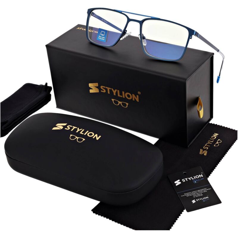 Cat-Eye-Brille für Computer, Damen, klare Gläser, blaues Licht 25146, Schwarz