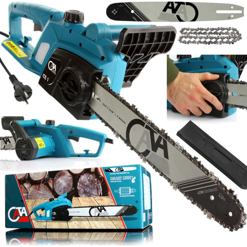 CATA Elektro-Kettensäge 14' 2700W Elektrische Motorsäge Elektrosäge Kettensäge Gartensäge