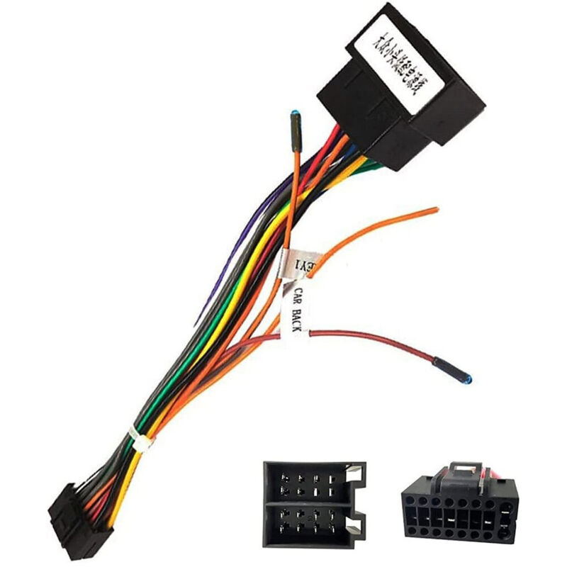 Trade Shop Traesio - Trade Shop - acvo adattatore von 16 pin nach iso presa standard autoradio android lines control -