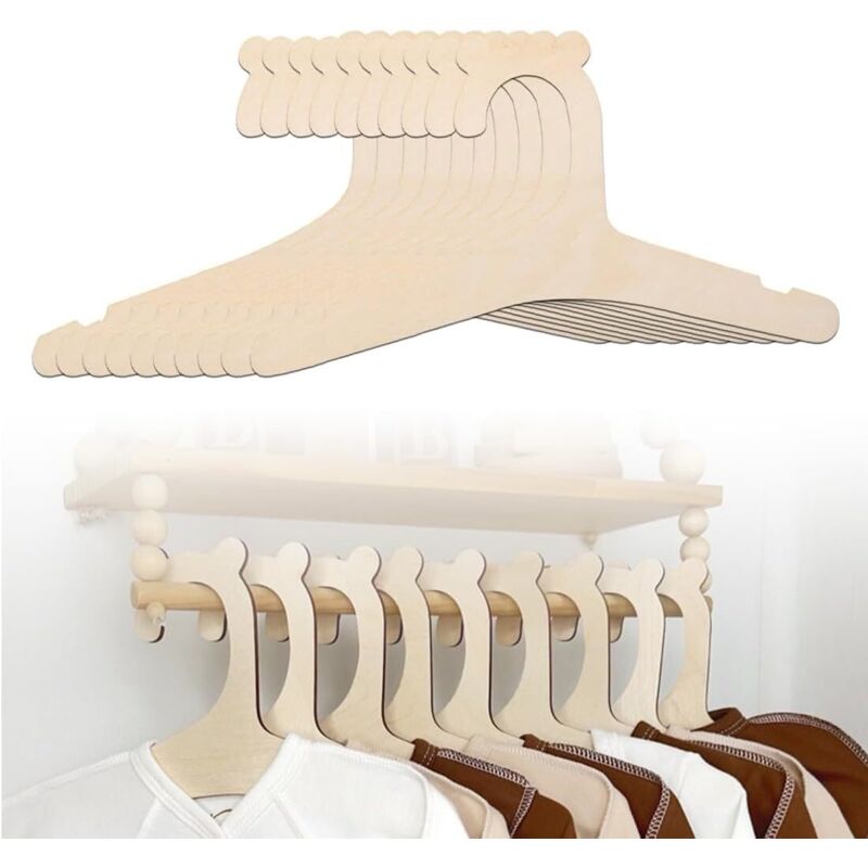 CCYKXA 10 rutschfeste Kleiderbügel, geeignet für Baby- und Kleinkinderkleidung, Kinderkleiderbügel für Kinderzimmer