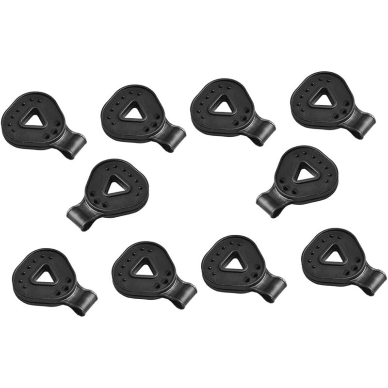 CCYKXA 10-teiliges Set mit Befestigungsklammern für Schattentücher und Planen, robuste Kunststoffklammern für Zelte, Markisen und Schattennetze im
