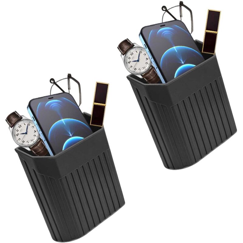 CCYKXA 2 Stück Handy-Aufbewahrungsbox, Telefonhalter – Klebebox für Handy-Autozubehör