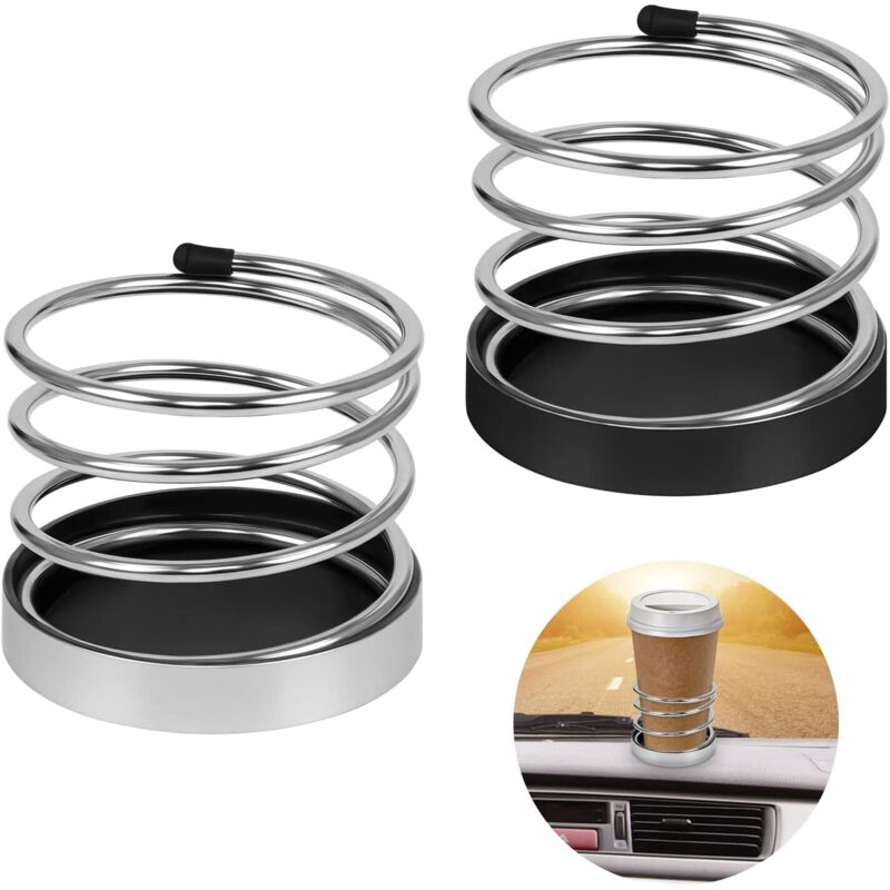 CCYKXA 2-teiliges Auto-Becherhalter-Set – Universell für Autos und LKWs – Für Getränke, Kaffee, Wasser, Handys