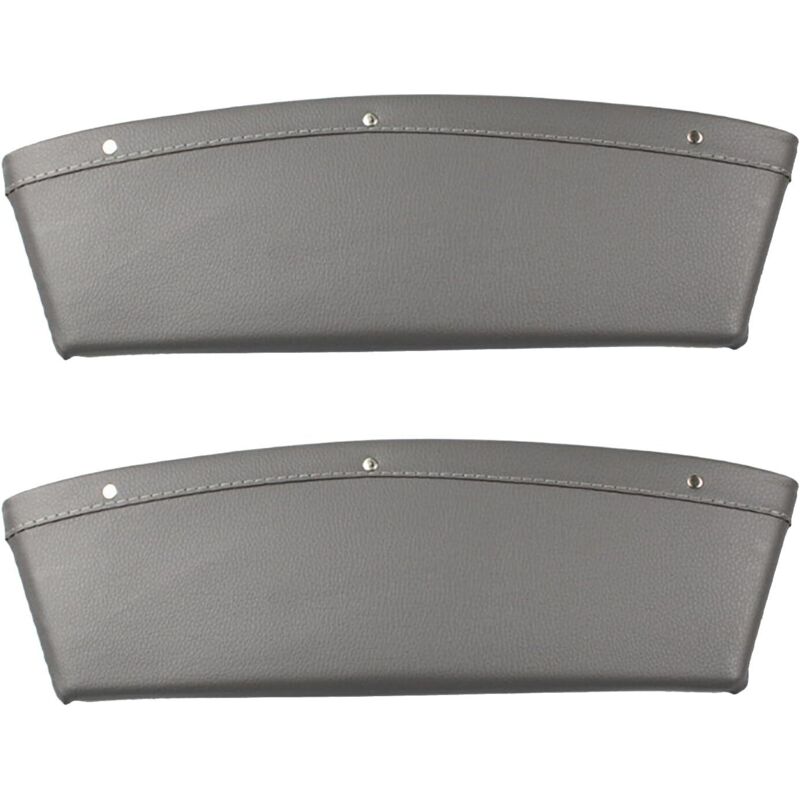 CCYKXA 2-teiliges Autositz-Trennwandsystem, Autositz-Seitentasche, Auto-Organizer aus PU-Leder, Seitentasche für die Mittelkonsole, Aufbewahrungsbox