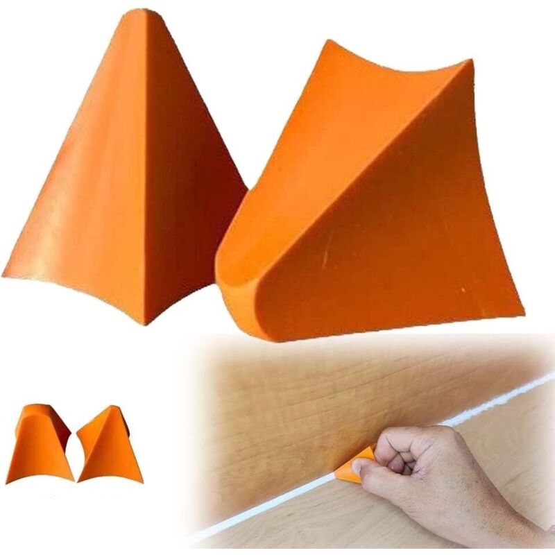 CCYKXA 2-teiliges Set Silikonfugenglätter, Fugenentferner, Dichtungswerkzeuge, Instrumente zum Glätten von Silikon- und Acrylfugen, Fugenschaber-Set