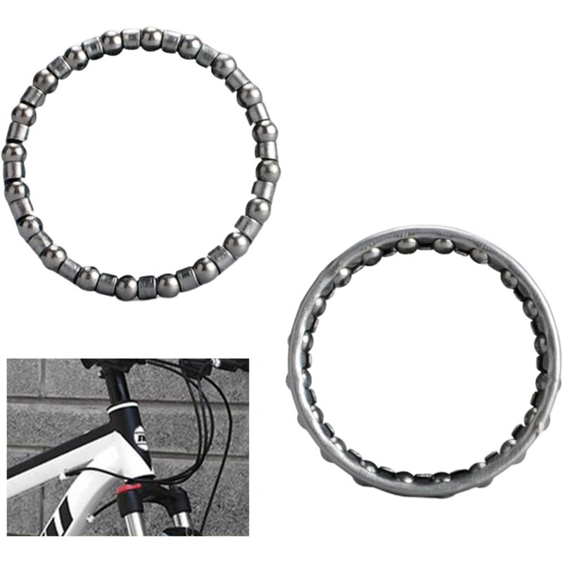 Ccykxa - 30 Stück Kugelkäfiglager, Fahrrad-Headset-Lager, Kugelkäfige, Lager, 40 mm Kugellagerkäfige mit 20 Kugeln,